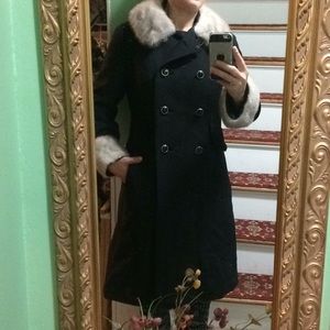 Ronnie Saphisticates vintage 💯 wool coat size M
